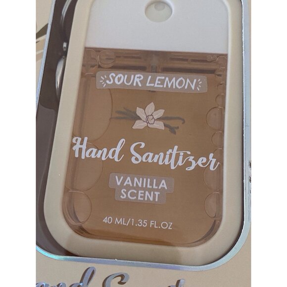 Sour Lemon Scented Hand Sanitizer Spray 1.35  Fl Oz Vanilla Scent NEW - Picture 3 of 6
